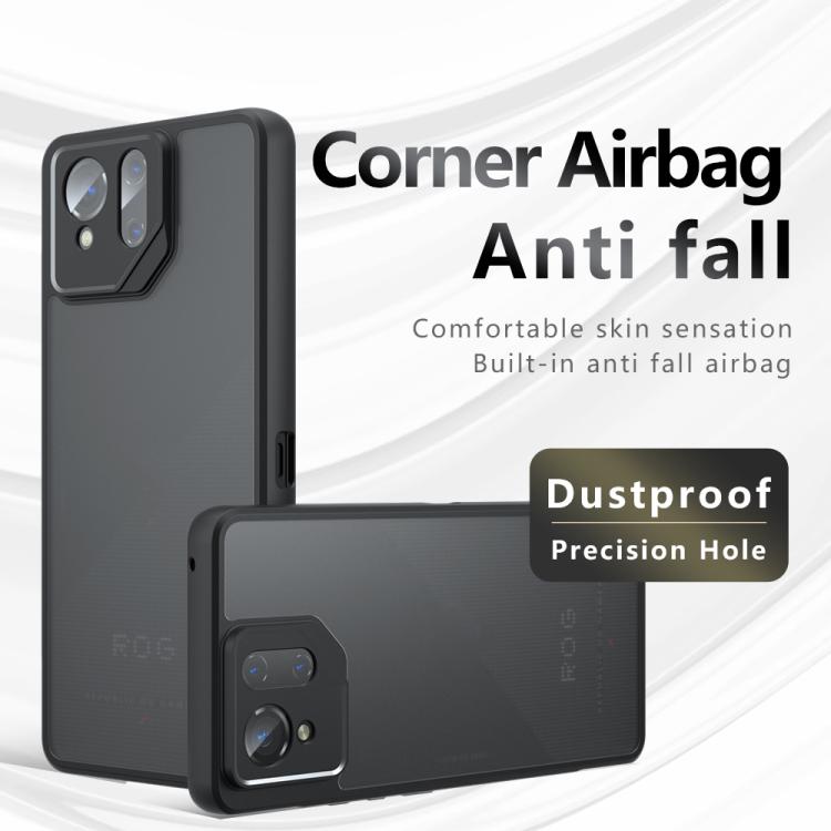 For Asus ROG Phone 9 / 9 Pro Armor Precise Hole PC Hybrid TPU Phone Case - Transparent