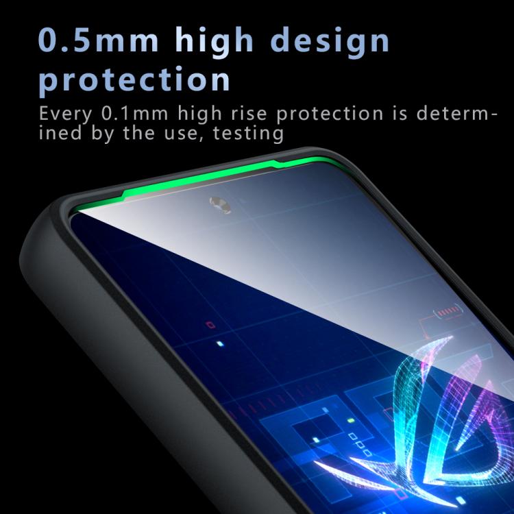For Asus ROG Phone 9 / 9 Pro Armor Precise Hole PC Hybrid TPU Phone Case - Transparent