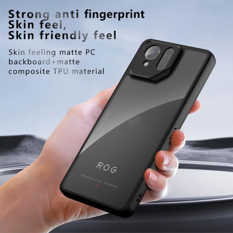 For Asus ROG Phone 9 / 9 Pro Armor Precise Hole PC Hybrid TPU Phone Case - Transparent