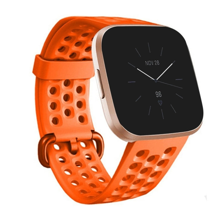 For Fitbit Versa 2 Breathable Silicone Watch Band, Size: Small