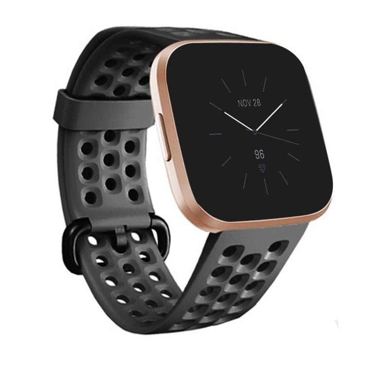For Fitbit Versa 2 Breathable Silicone Watch Band, Size: Small