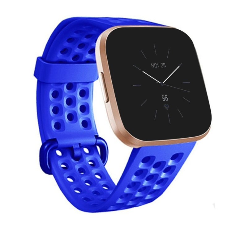 For Fitbit Versa 2 Breathable Silicone Watch Band, Size: Small