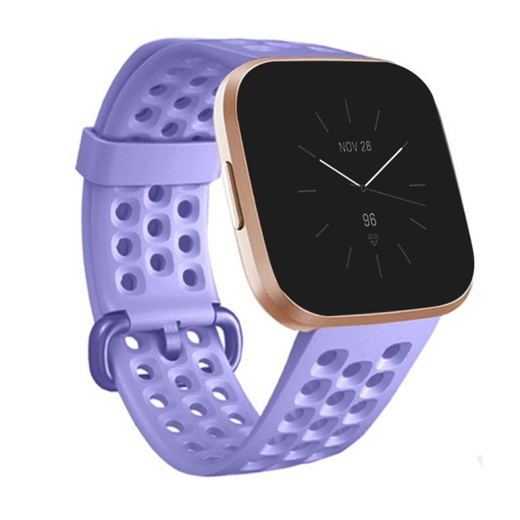 For Fitbit Versa 2 Breathable Silicone Watch Band, Size: Small