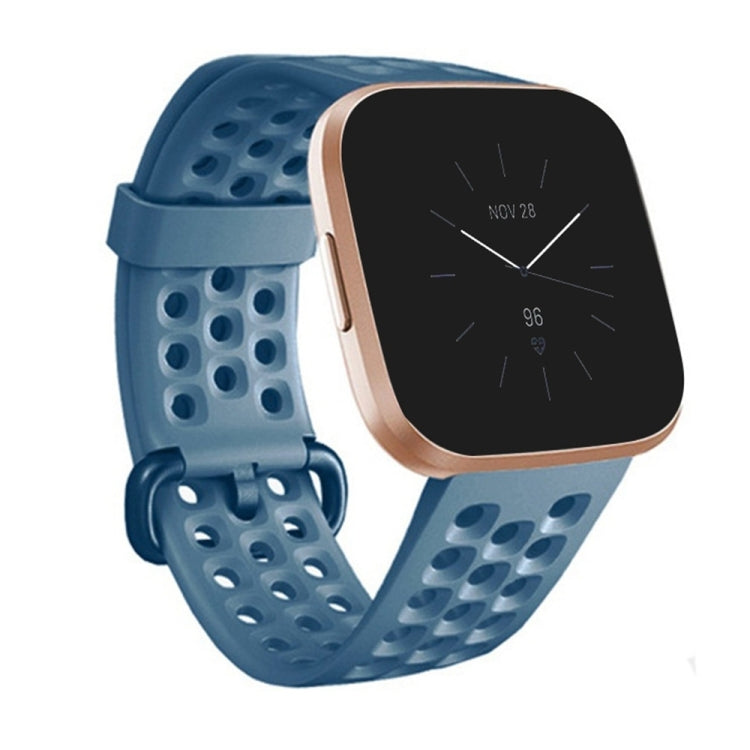 For Fitbit Versa 2 Breathable Silicone Watch Band, Size: Small