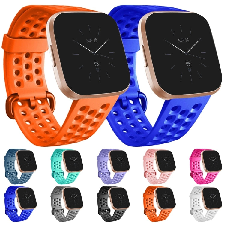 For Fitbit Versa 2 Breathable Silicone Watch Band, Size: Small