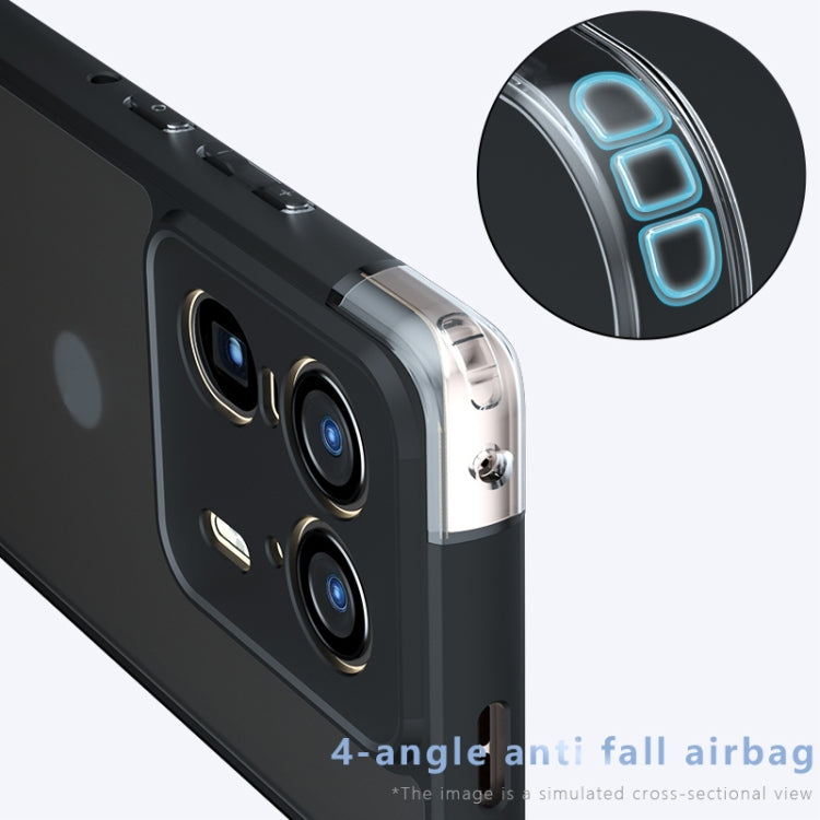 For Motorola Edge 50 Ultra Armor Precise Hole PC Hybrid TPU Phone Case - Transparent