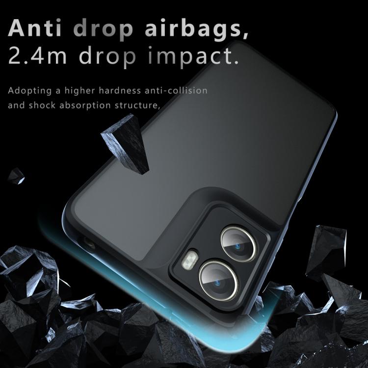 For Motorola Moto G06 4G Armor Precise Hole PC Hybrid TPU Phone Case - Transparent