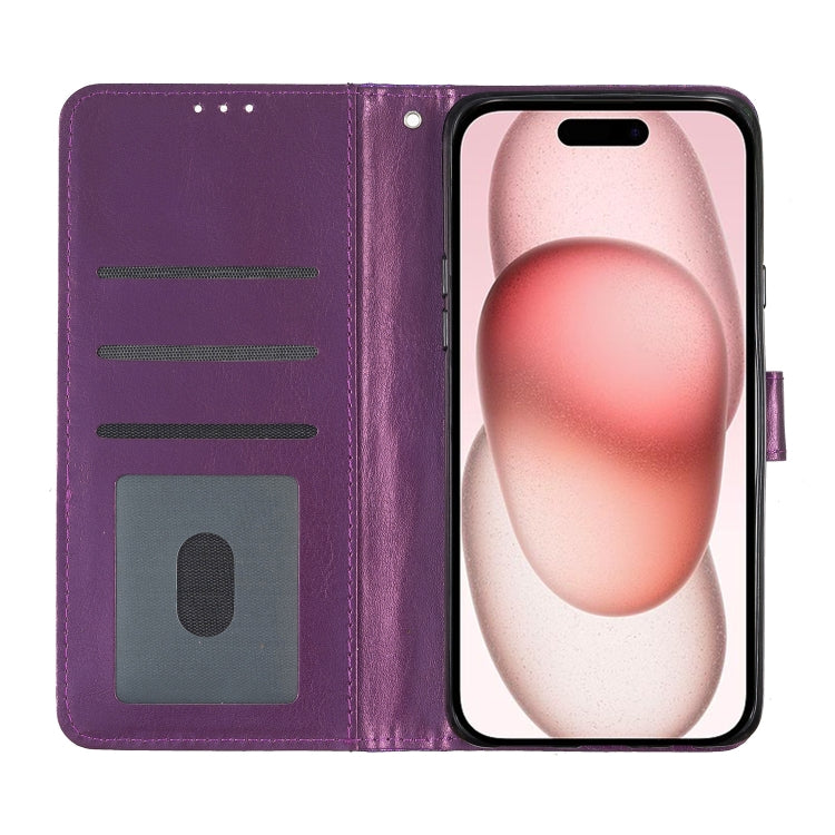 For iPhone 16 Glitter Powder Flip Leather Phone Case