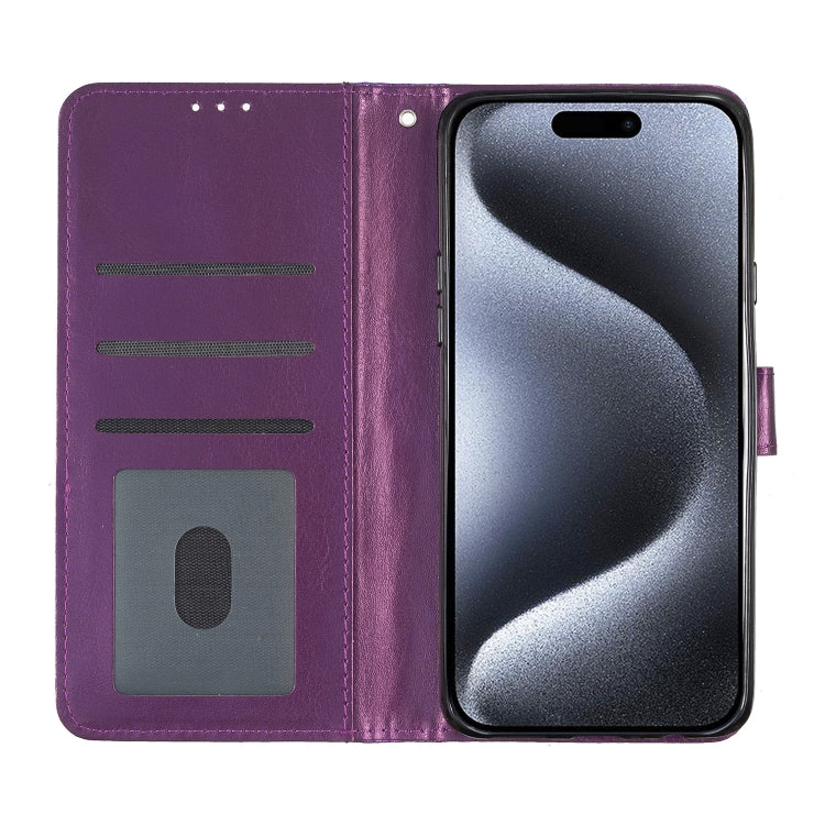 For iPhone 16 Pro Glitter Powder Flip Leather Phone Case