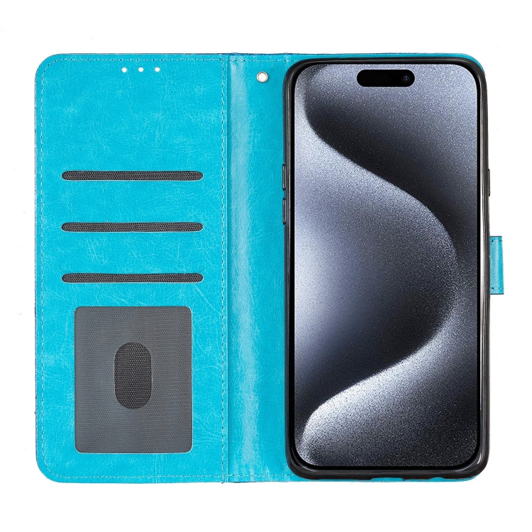 For iPhone 16 Pro Glitter Powder Flip Leather Phone Case