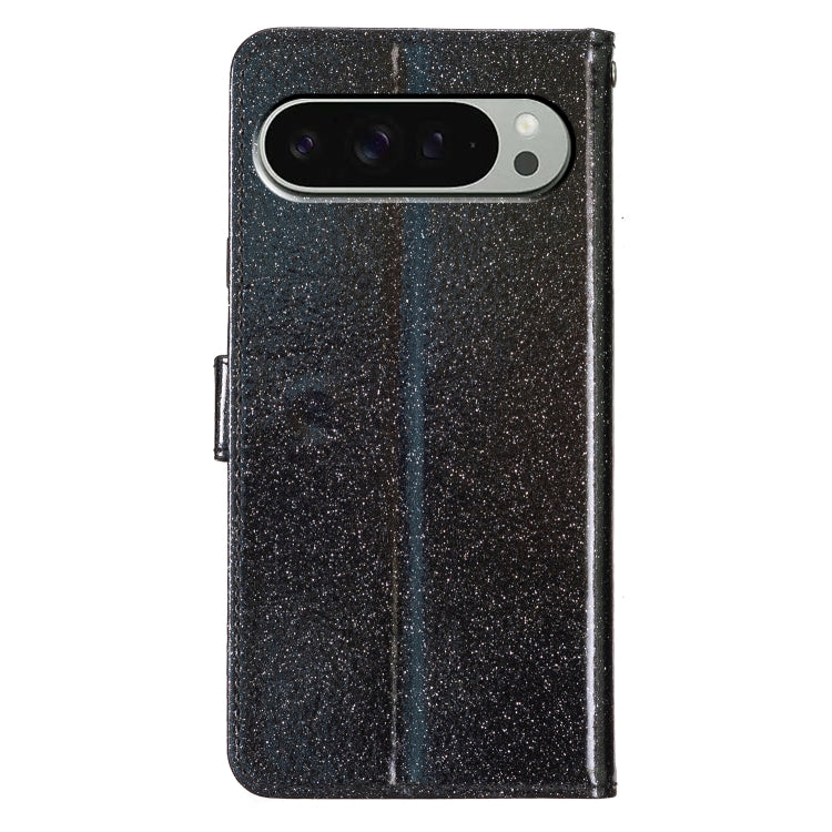 For Google Pixel 9 / 9 Pro Glitter Powder Flip Leather Phone Case