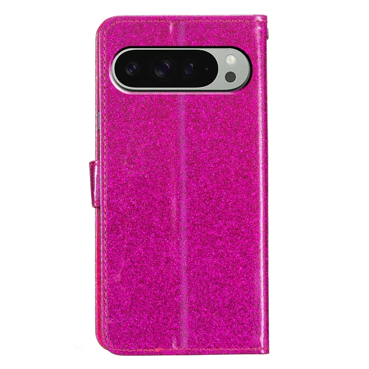 For Google Pixel 9 / 9 Pro Glitter Powder Flip Leather Phone Case
