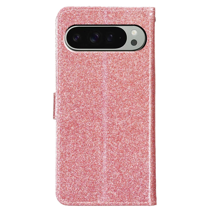 For Google Pixel 9 / 9 Pro Glitter Powder Flip Leather Phone Case
