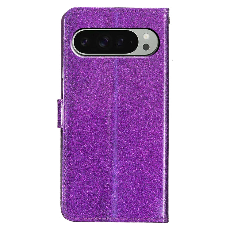 For Google Pixel 9 / 9 Pro Glitter Powder Flip Leather Phone Case