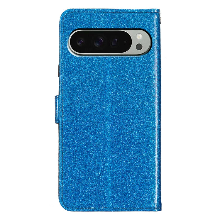 For Google Pixel 9 / 9 Pro Glitter Powder Flip Leather Phone Case