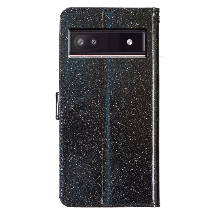 For Google Pixel 9A Glitter Powder Flip Leather Phone Case
