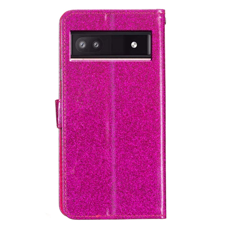 For Google Pixel 9A Glitter Powder Flip Leather Phone Case