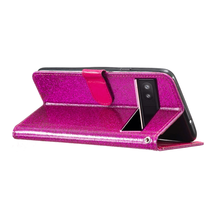 For Google Pixel 9A Glitter Powder Flip Leather Phone Case