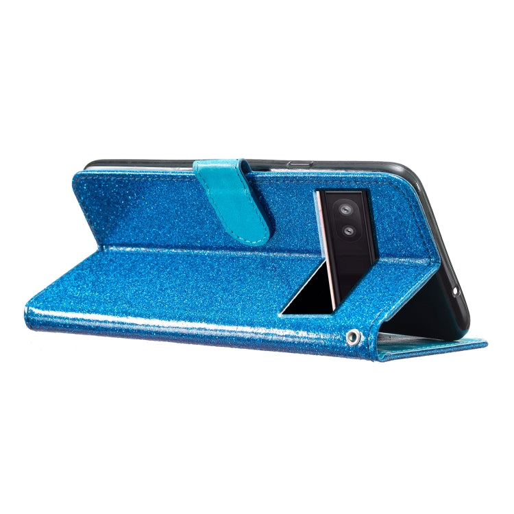 For Google Pixel 9A Glitter Powder Flip Leather Phone Case