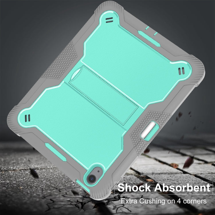 For iPad Air 11 2026 / 2025 / 2024 Shockproof Silicone Hybrid PC Tablet Case with Holder