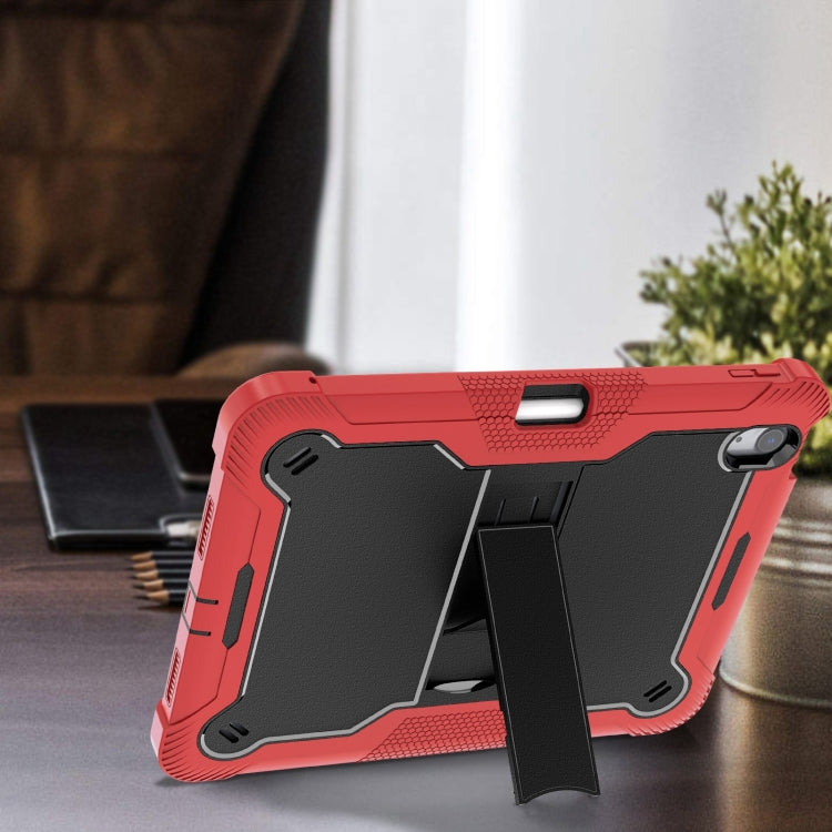 For iPad Air 11 2026 / 2025 / 2024 Shockproof Silicone Hybrid PC Tablet Case with Holder
