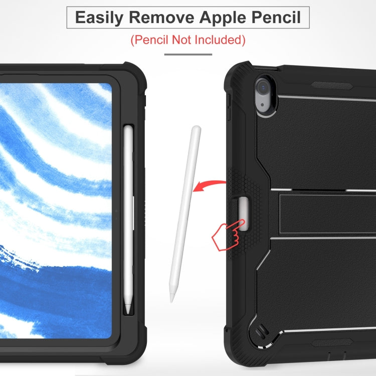 For iPad Air 11 2026 / 2025 / 2024 Shockproof Silicone Hybrid PC Tablet Case with Holder