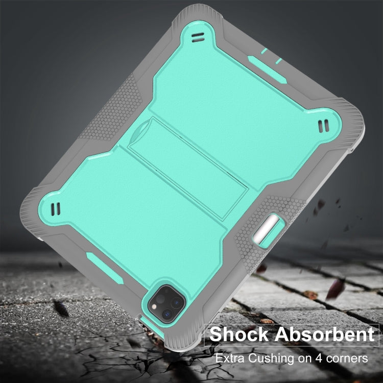 For iPad Pro 11 2025 / 2024 Shockproof Silicone Hybrid PC Tablet Case with Holder