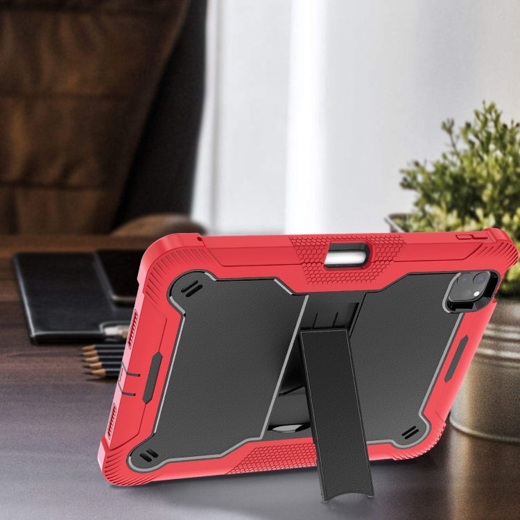 For iPad Pro 11 2025 / 2024 Shockproof Silicone Hybrid PC Tablet Case with Holder
