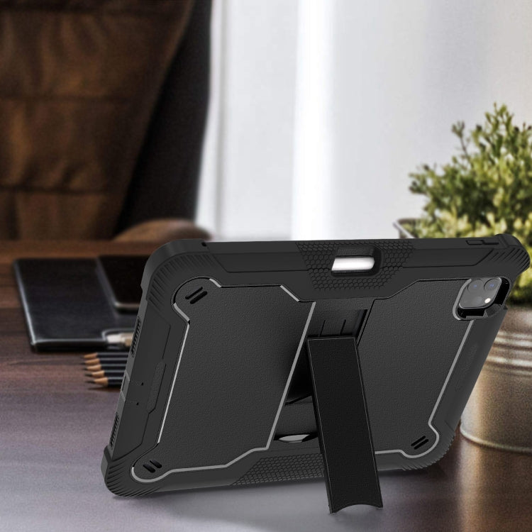 For iPad Pro 11 2025 / 2024 Shockproof Silicone Hybrid PC Tablet Case with Holder