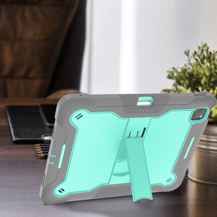 For iPad Pro 13 2025 / 2024 Shockproof Silicone Hybrid PC Tablet Case with Holder