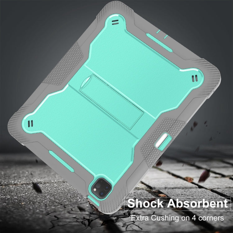 For iPad Pro 13 2025 / 2024 Shockproof Silicone Hybrid PC Tablet Case with Holder