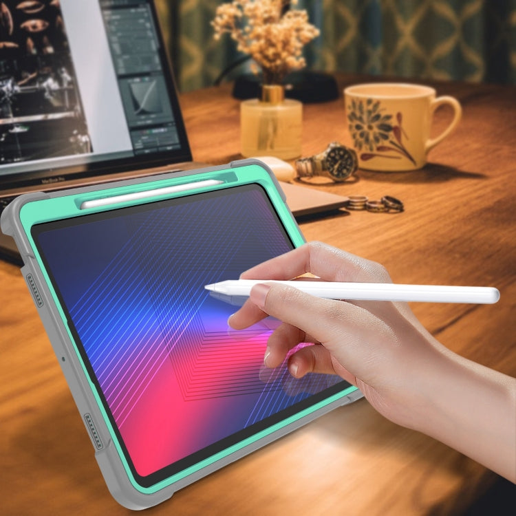 For iPad Pro 13 2025 / 2024 Shockproof Silicone Hybrid PC Tablet Case with Holder
