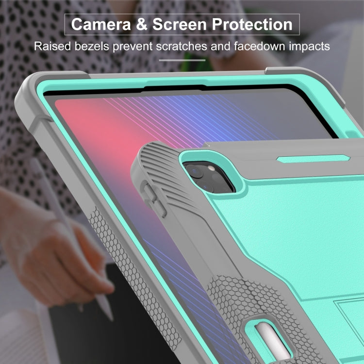 For iPad Pro 13 2025 / 2024 Shockproof Silicone Hybrid PC Tablet Case with Holder