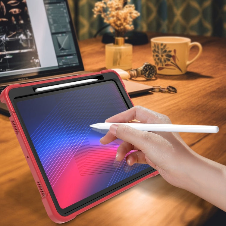 For iPad Pro 13 2025 / 2024 Shockproof Silicone Hybrid PC Tablet Case with Holder