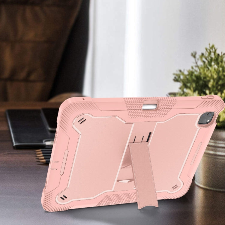 For iPad Pro 13 2025 / 2024 Shockproof Silicone Hybrid PC Tablet Case with Holder