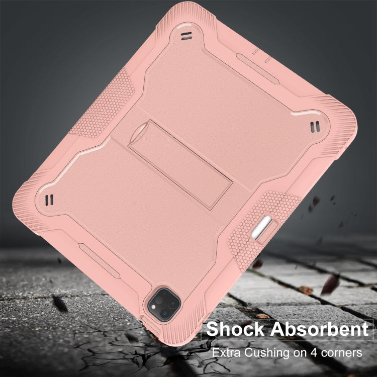 For iPad Pro 13 2025 / 2024 Shockproof Silicone Hybrid PC Tablet Case with Holder