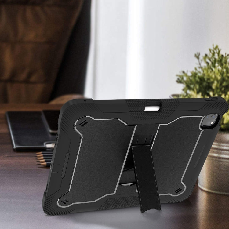 For iPad Pro 13 2025 / 2024 Shockproof Silicone Hybrid PC Tablet Case with Holder