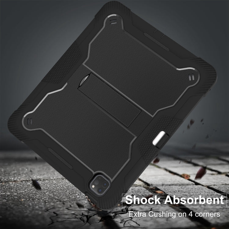 For iPad Pro 13 2025 / 2024 Shockproof Silicone Hybrid PC Tablet Case with Holder