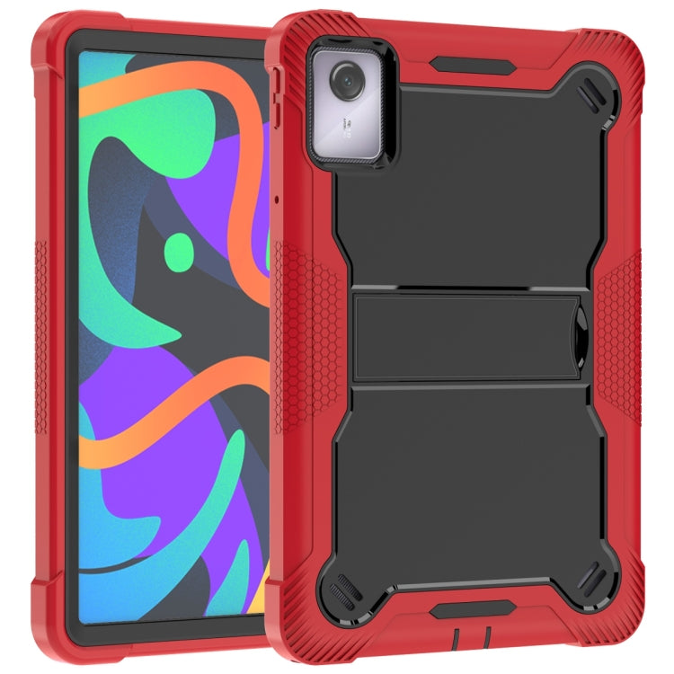 For Lenovo Tab M11 / Xiaoxin Pad 11 2024 Shockproof Silicone Hybrid PC Tablet Case with Holder