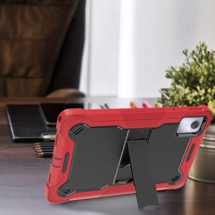 For Lenovo Tab M11 / Xiaoxin Pad 11 2024 Shockproof Silicone Hybrid PC Tablet Case with Holder