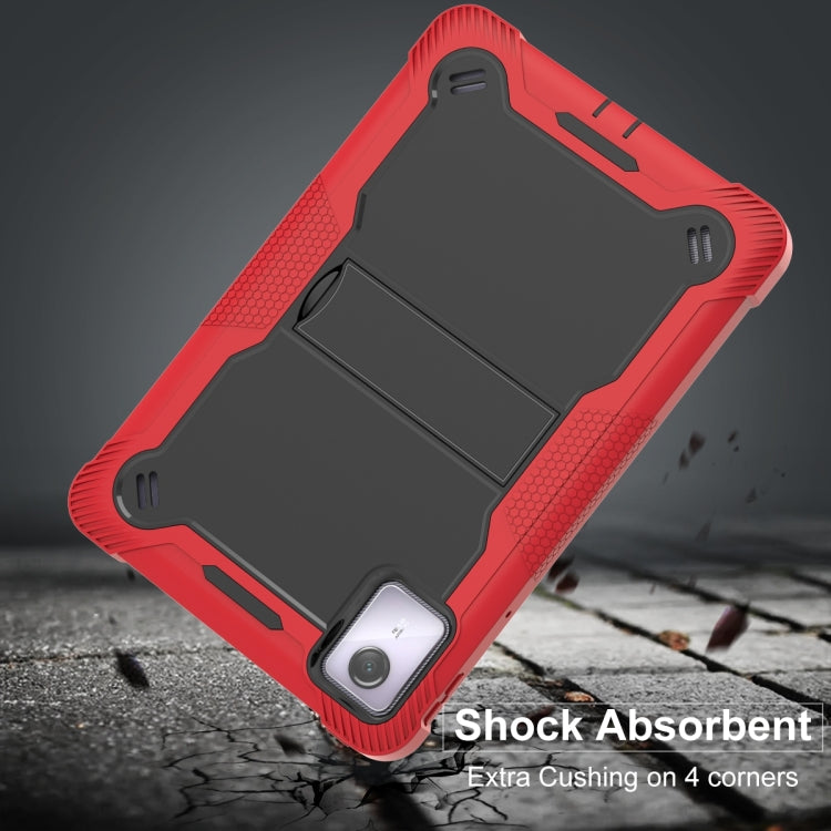 For Lenovo Tab M11 / Xiaoxin Pad 11 2024 Shockproof Silicone Hybrid PC Tablet Case with Holder