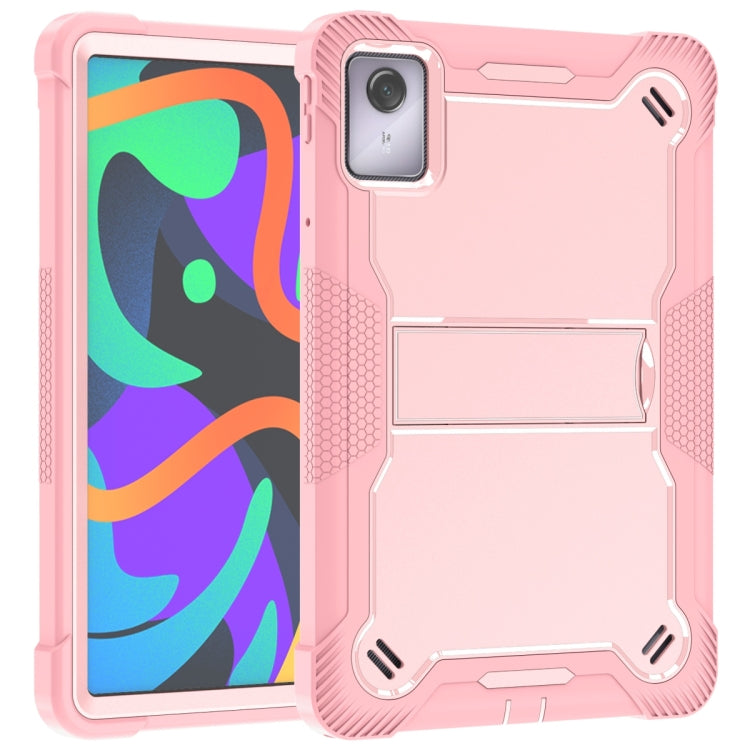 For Lenovo Tab M11 / Xiaoxin Pad 11 2024 Shockproof Silicone Hybrid PC Tablet Case with Holder