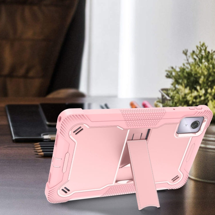 For Lenovo Tab M11 / Xiaoxin Pad 11 2024 Shockproof Silicone Hybrid PC Tablet Case with Holder