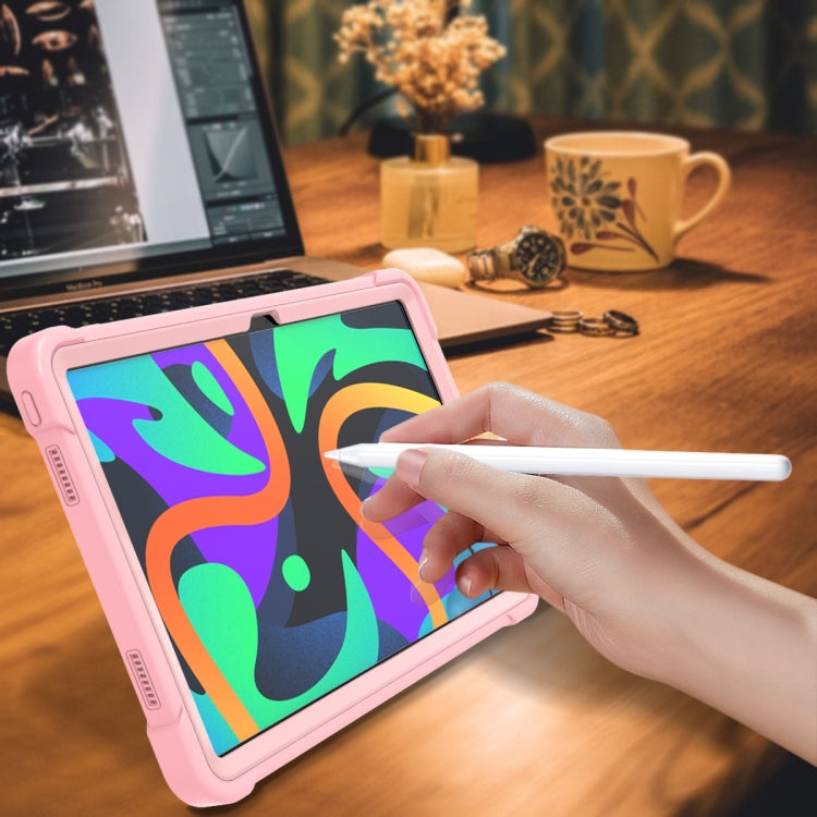 For Lenovo Tab M11 / Xiaoxin Pad 11 2024 Shockproof Silicone Hybrid PC Tablet Case with Holder