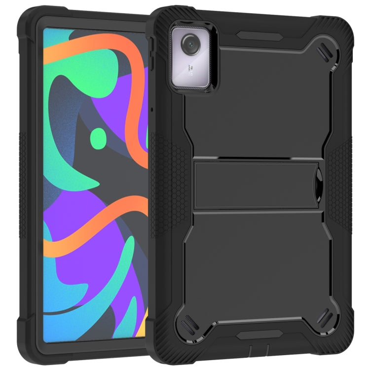 For Lenovo Tab M11 / Xiaoxin Pad 11 2024 Shockproof Silicone Hybrid PC Tablet Case with Holder