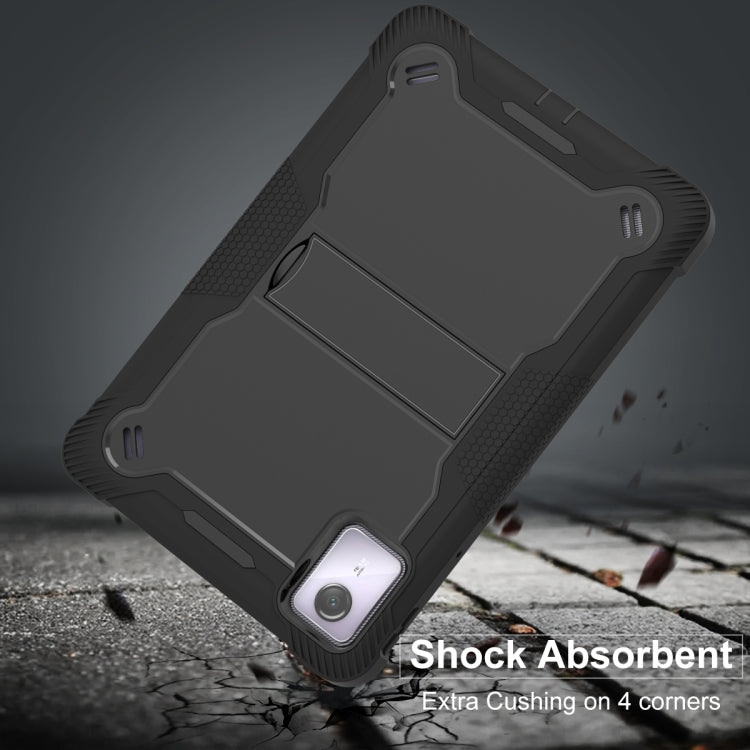 For Lenovo Tab M11 / Xiaoxin Pad 11 2024 Shockproof Silicone Hybrid PC Tablet Case with Holder