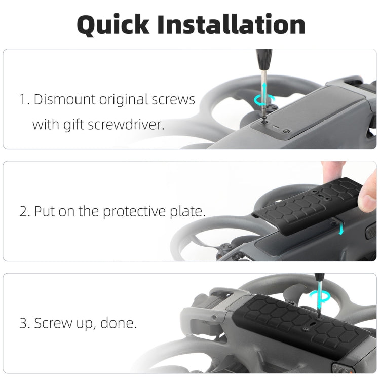 For DJI Avata 2 Sunnylife Drone Anti-Collision Protective Cover Back Plate