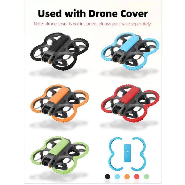 For DJI Avata 2 Sunnylife Drone Anti-Collision Protective Cover Propeller Ring Stripes