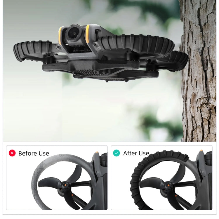 For DJI Avata 2 Sunnylife Drone Anti-Collision Protective Cover Propeller Ring Stripes