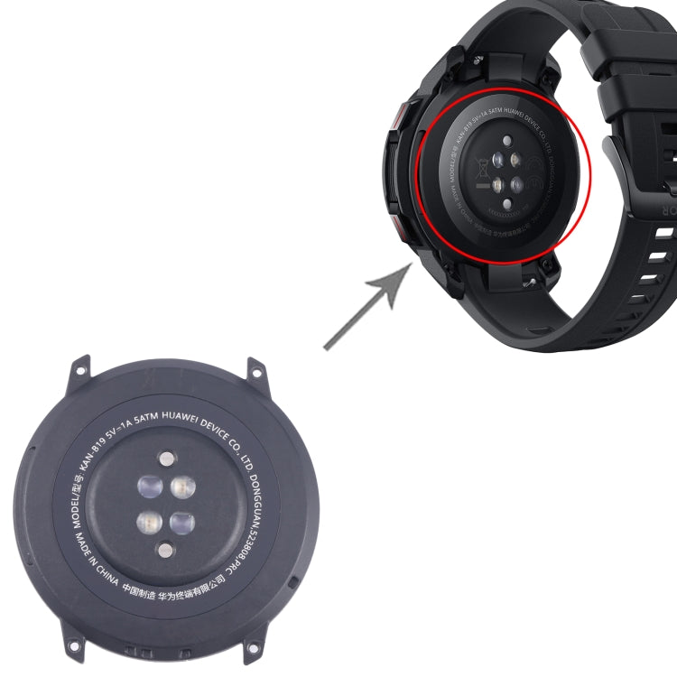For Huawei Watch GS Pro 48mm Original Back Cover Full Assembly - Black